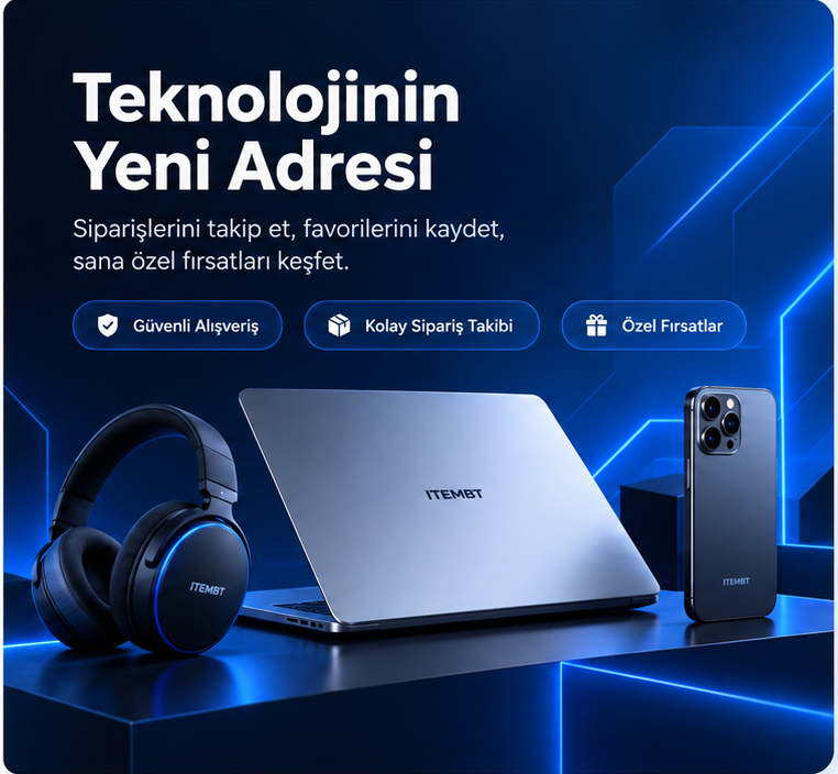 Teknolojinin Yeni Adresi — Güvenli alışveriş, kolay sipariş takibi ve özel fırsatlar