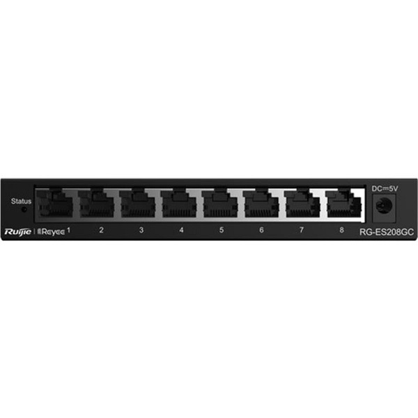 REYEE RG-ES208GC 8 PORT GIGABIT CLOUD YÖNETILEBILIR SWITCH