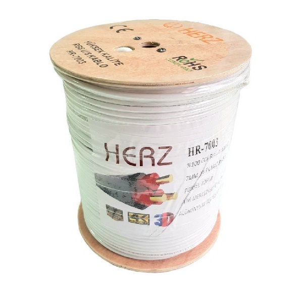 HR-7003 RG6/U6 UYDU ANTEN KABLOSU 300 METRE (Y)