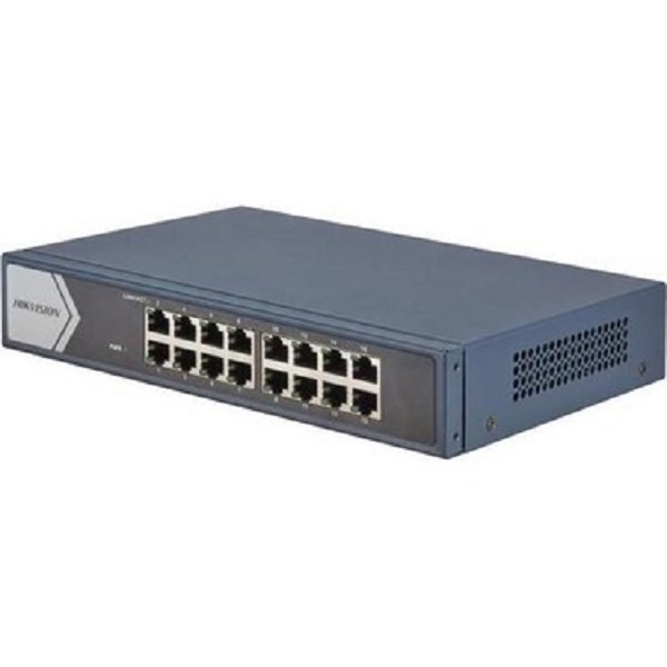 HIKVISION DS-3E0516-E(B) 16 PORT GB YÖNETILEMEZ RACKMOUNT SWITCH