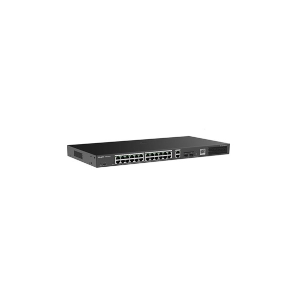 REYEE RG-ES228GS-P 28 PORT 24X GIGABIT POE + 2X GIGABIT UPLINK + 2X GIGABIT SFP UPLINK 370W CLOUD YÖNETILEBILIR SWITCH