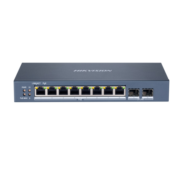 HIKVISION DS-3E1510P-SI 10 PORT 8X GB POE + 2X GB SFP UPLINK YÖNETILEBILIR SWITCH