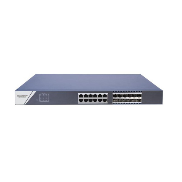 HIKVISION DS-3E0524TF(B) 24 PORT 12X GE + 12X GE SFP YÖNETILEMEZ RACKMOUNT SWITCH