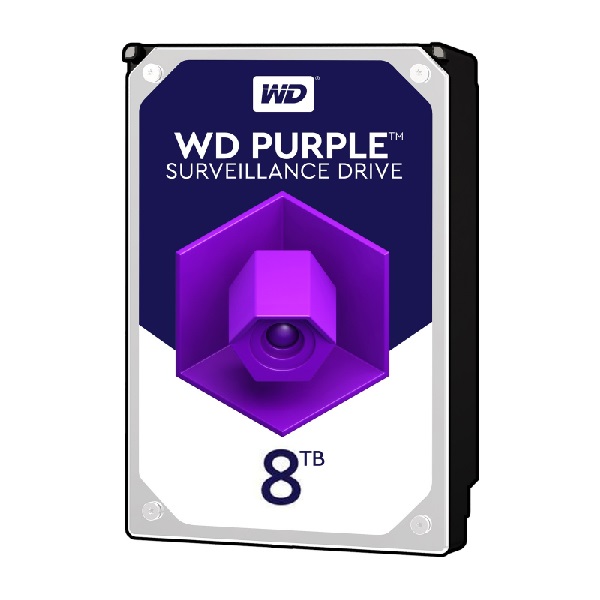8TB WD 3.5 PURPLE SATA3 5640RPM 256MB 7/24 GÜVENLIK DISKI