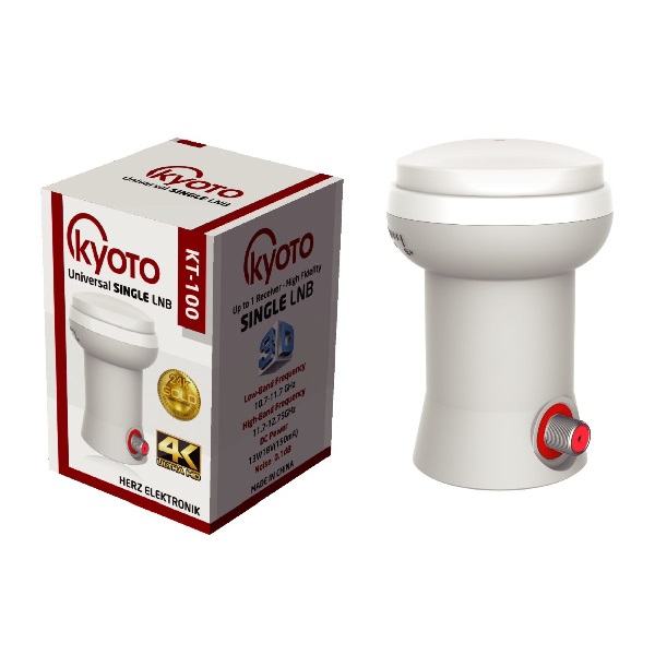 KYOTO KT-100 ALTIN UÇLU TEKLI LNB CROSS