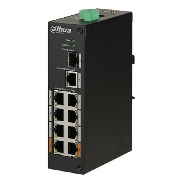DAHUA PFS3110-8ET-96 8 PORT ENDUSTRIYEL SWITCH
