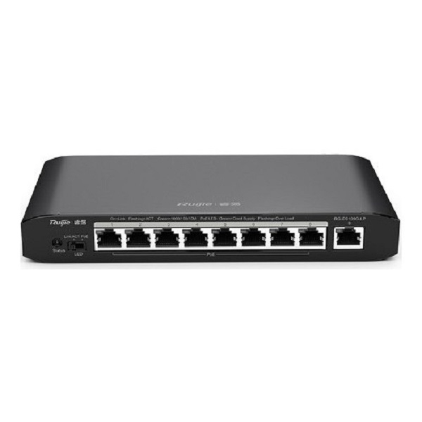 REYEE RG-ES109G-LP-L 9 PORT 8 X GIGABIT POE + 1 GIGABIT UPLINK 54W POE SWITCH