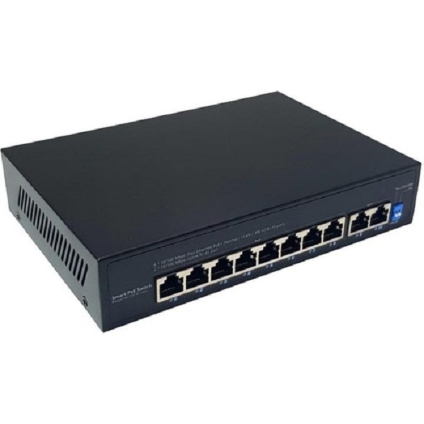 HERZ HR-PS8P2U 8 PORT+2 UPLINK 10/100 MBPS POE SWITCH