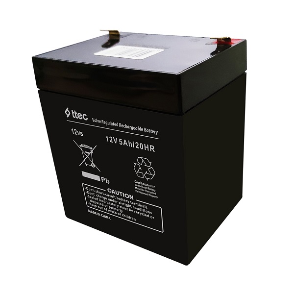 TTEC 12V 5AH BAKIMSIZ KURU AKÜ ( 90 X 70 X 105 MM )
