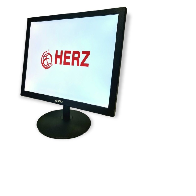 HERZ HM-3519 VGA-HDMI-RCA GIRISLI HOPARLÖRLÜ HD LED CCTV 19" MONITÖR