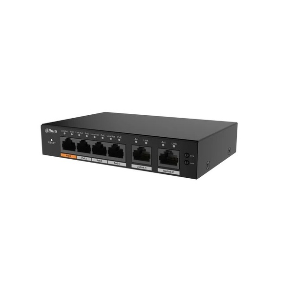DAHUA S4100-4GT2GT-60-C 6 PORT 4X GB POE + 2X GB UPLINK YÖNETILEBILIR SWITCH
