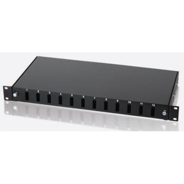 OJC SC DX RACK TY 1U 12 PORT PATCH PANEL