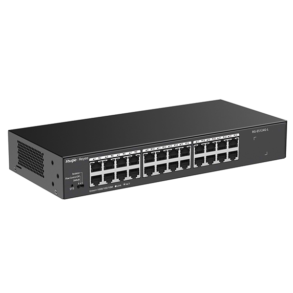 REYEE RG-ES124G-L 24 PORT 10/100/1000 MBPS GIGABIT YÖNETILEMEZ METAL SWITCH