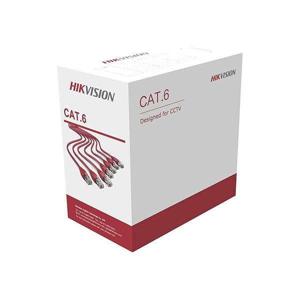 HIKVISION DS-1LN6OUSPE CAT6 U/UTP BAKIR KABLO 305 METRE SIYAH
