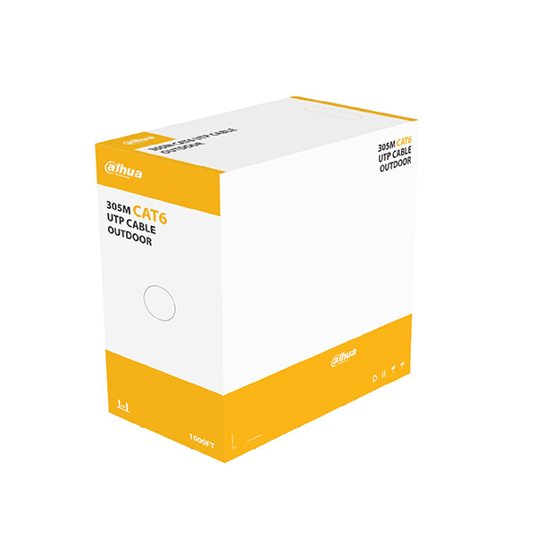 DAHUA PFM920-6UN CAT-6 NETWORK KABLOSU SIYAH 305MT (DIS MEKAN)