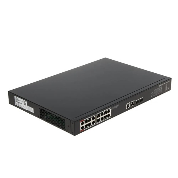 DAHUA DH-CS4218-16ET-135 18 PORT 16X FE POE + 2X GB COMBO YÖNETILEBILIR RACKMOUNT SWITCH