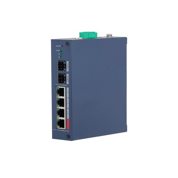 DAHUA DH-CHS4206-4ET-60 6 PORT 4X FE POE+ + 2X GE SFP YÖNETILEBILIR ENDÜSTRIYEL SWITCH