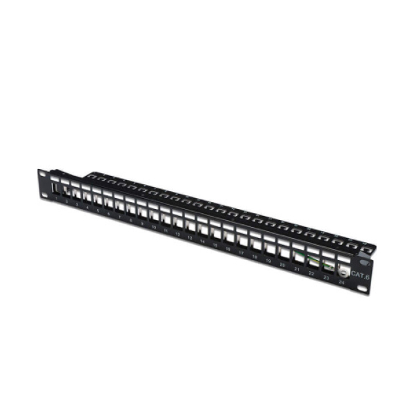 HERZ CAT6 PATCH PANEL BOS 24 PORT