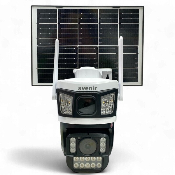 AVENIR AV-S425 IKI LENSLI 6MP SOLAR PTZ DOME 4G KAMERA